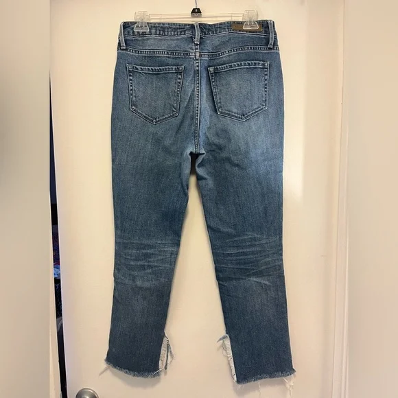 Treasure & Bond High-Rise Loose Skinny Slit Crop Jeans - Size 27 - Picture 6 of 8